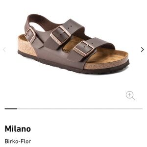 Brown Birkenstocks with backstrap size 39